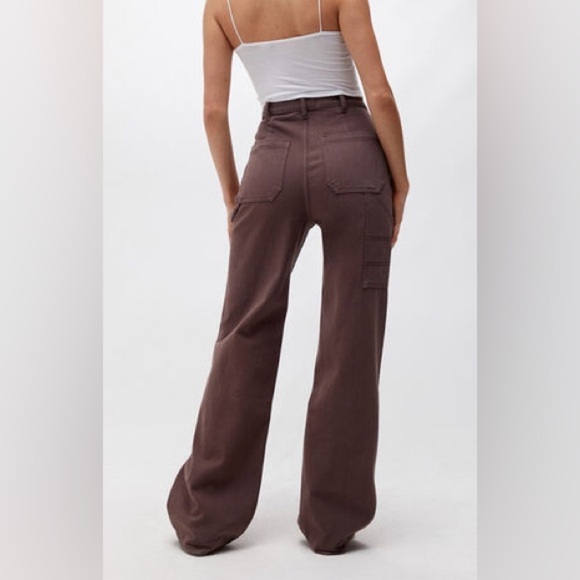 - PacSun Brown Ultra High Waisted Fitted Flare Pants - Picture 2 of 13